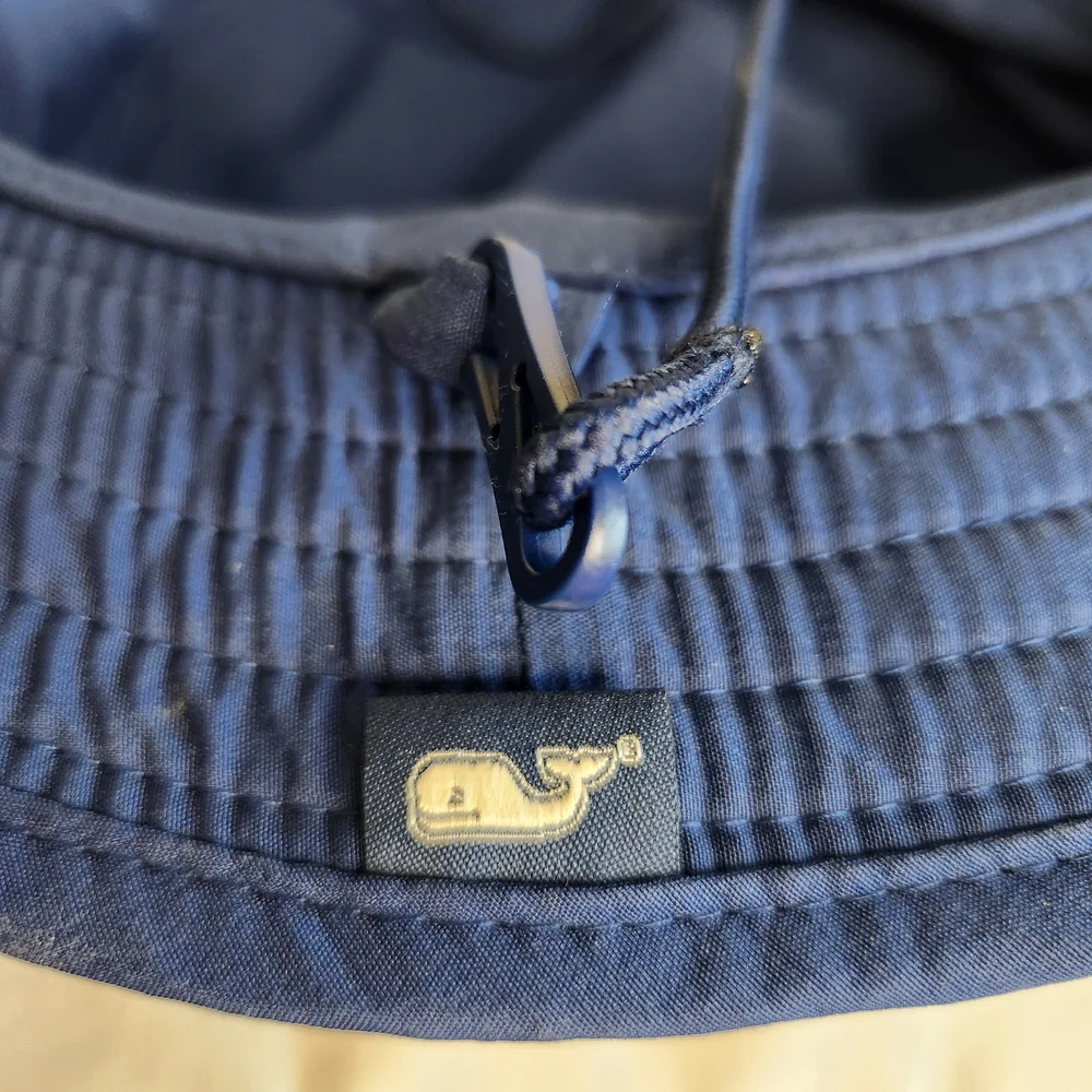 Vineyard Vines Sun Hat Boat Print Blue SM New Beachy Resort - Picture 4 of 8